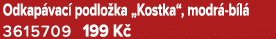 Odkap vac podlo ka „Kostka“, modr  b l  3615709 199 K 