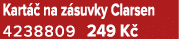 Kart  na z suvky Clarsen 4238809 249 K 