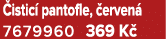  istic pantofle,  erven  7679960 369 K 