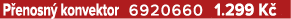 P enosn konvektor 6920660 1.299 K 