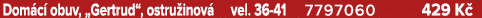 Dom c obuv, „Gertrud“, ostru inov  vel. 36 41 7797060 429 K 