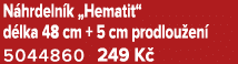 N hrdeln k „Hematit“ d lka 48 cm + 5 cm prodlou en 5044860 249 K 