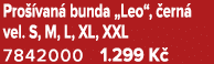 Pro van  bunda „Leo“,  ern  vel. S, M, L, XL, XXL 7842000 1.299 K 