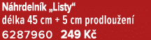 N hrdeln k „Listy“ d lka 45 cm + 5 cm prodlou en 6287960 249 K 