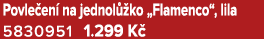 Povle en na jednol  ko „Flamenco“, lila 5830951﻿﻿ 1.299 K 