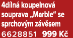 4d ln koupelnov  souprava „Marble“ se sprchov m z v sem 6628851﻿﻿ 999 K 