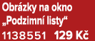 Obr zky na okno „Podzimn listy“ 1138551﻿﻿ 129 K 
