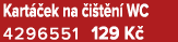 Kart ek na  i t n  WC 4296551﻿﻿ 129 K 