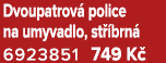 Dvoupatrov police na umyvadlo, st  brn  6923851﻿﻿ 749 K 