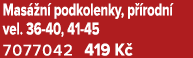 Mas n  podkolenky, p  rodn  vel. 36 40, 41 45 7077042 419 K 