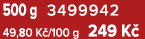 500 g 3499942 49,80 K /100 g 249 K 
