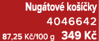 Nug tov ko   ky 4046642 87,25 K /100 g 349 K 