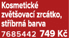 Kosmetick zv t ovac  zrc tko, st  brn  barva 7685442 749 K 