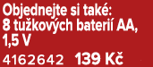 Objednejte si tak : 8 tu kov ch bateri AA, 1,5 V 4162642 139 K 