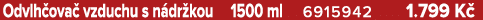 Odvlh ova vzduchu s n dr kou 1500 ml 6915942 1.799 K 