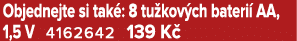 Objednejte si tak : 8 tu kov ch bateri AA, 1,5 V 4162642 139 K 