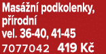 Mas n  podkolenky, p  rodn  vel. 36 40, 41 45 7077042 419 K 
