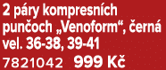 2 p ry kompresn ch pun och „Venoform“, ern  vel. 36 38, 39 41 7821042 999 K  