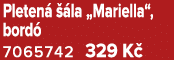 Pleten   la „Mariella“, bord  7065742 329 K 