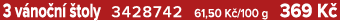 3 v no n  toly 3428742 61,50 K /100 g 369 K 