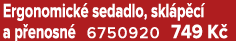 Ergonomick sedadlo, skl p c  a p enosn  6750920 749 K 