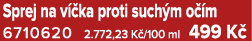 Sprej na v ka proti such m o  m 6710620 2.772,23 K /100 ml 499 K 