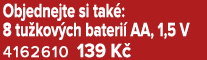 Objednejte si tak : 8 tu kov ch bateri AA, 1,5 V 4162610 139 K 
