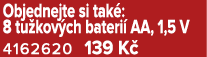 Objednejte si tak : 8 tu kov ch bateri AA, 1,5 V 4162620 139 K 