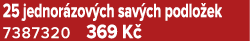 25 jednor zov ch sav ch podlo ek 7387320 369 K 