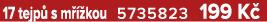 17 tejp s m   kou 5735823 199 K 