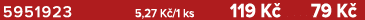 5951923 5,27 K /1 ks 119 K 79 K 