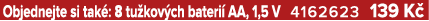 Objednejte si tak : 8 tu kov ch bateri AA, 1,5 V 4162623 139 K 